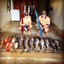 Wade Ives Mahi gun and fish
